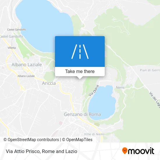 Attio Prisco Street map