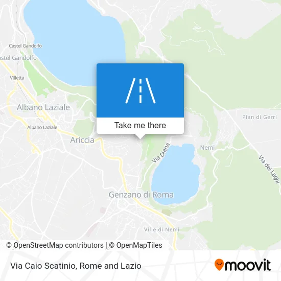 Caio Scatinio Street map