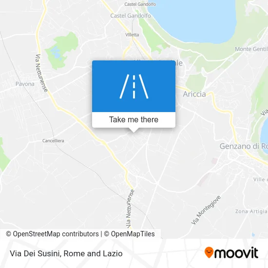 Dei Susini Street map