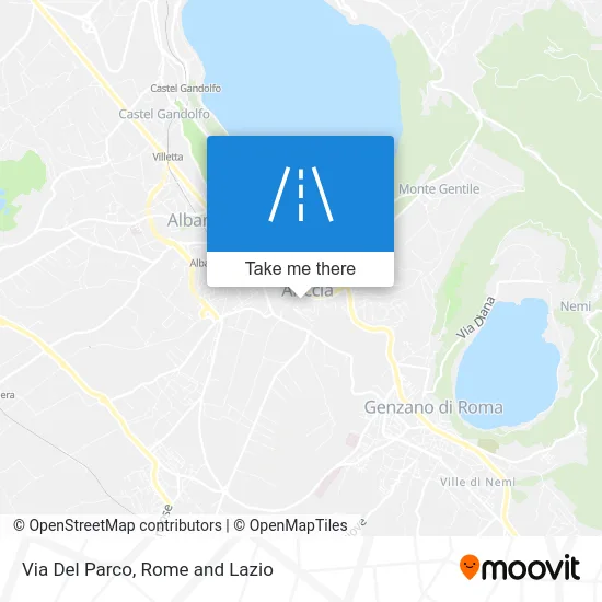 Via Del Parco map