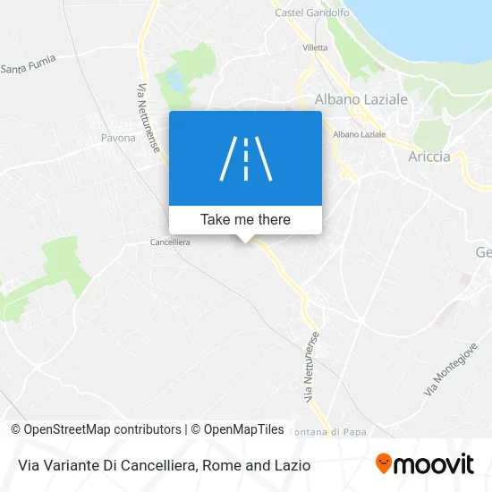 Variante Di Cancelliera Street map