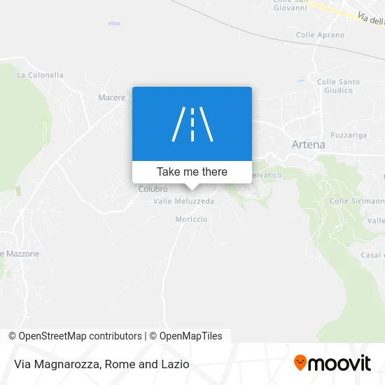 Magnarozza Street map