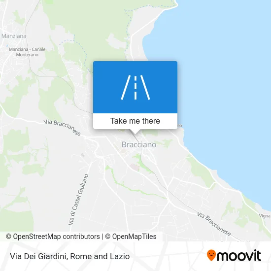 Dei Giardini Street map