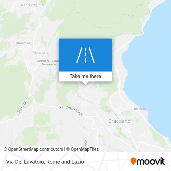 Via Del Lavatoio map