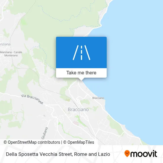 Della Sposetta Vecchia Street map