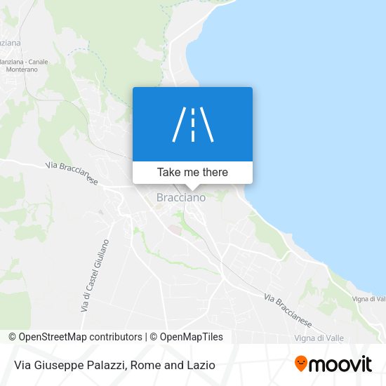 Via Giuseppe Palazzi map