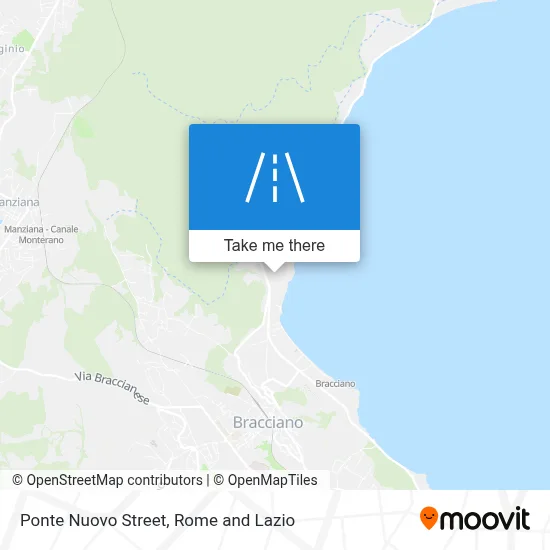 Ponte Nuovo Street map