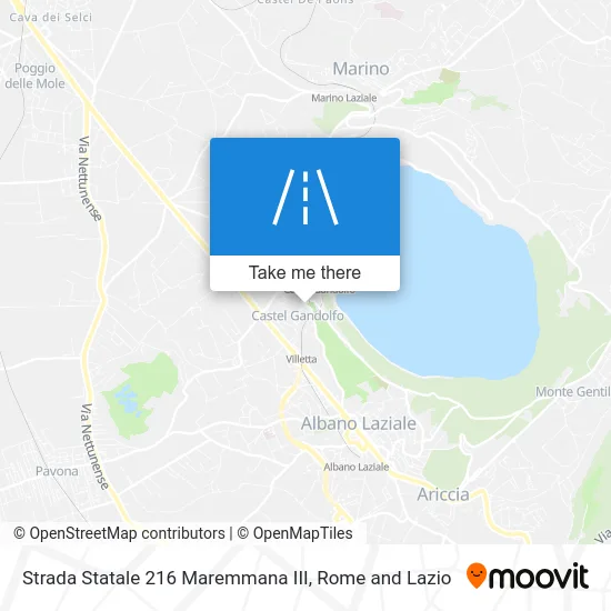 State Road 216 Maremmana III map