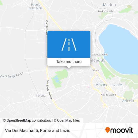 Via Dei Macinanti map