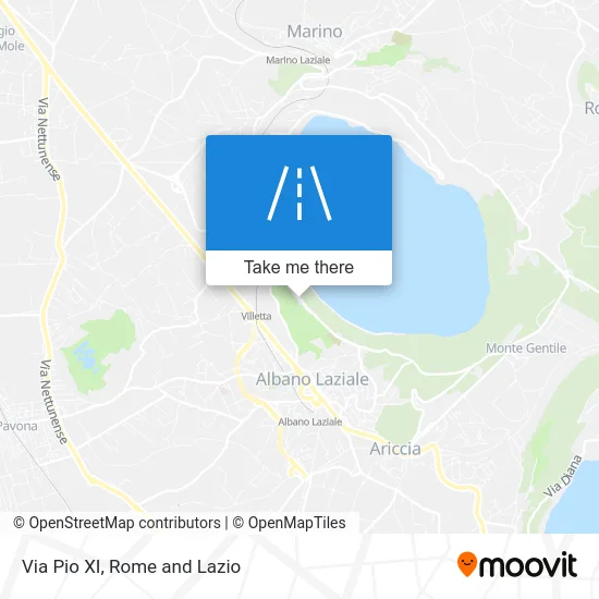 Pope Pius XI Street map