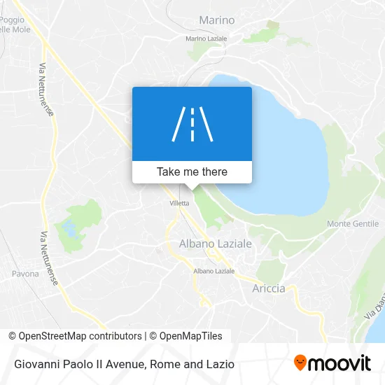 Giovanni Paolo II Avenue map