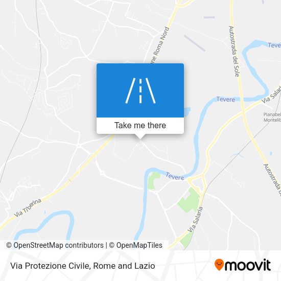 Via Protezione Civile map