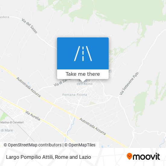 Largo Pompilio Attili map