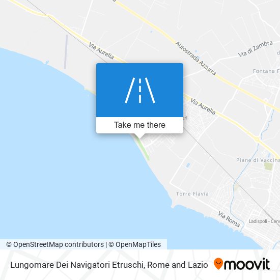 Lungomare Dei Navigatori Etruschi map