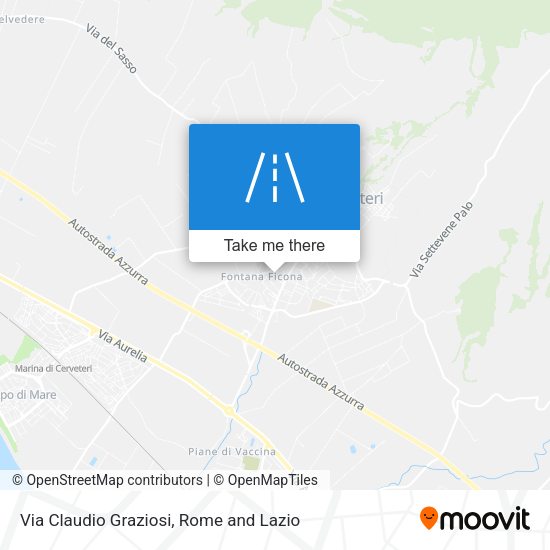 Via Claudio Graziosi map