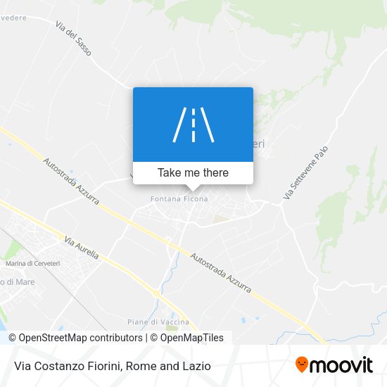 Via Costanzo Fiorini map