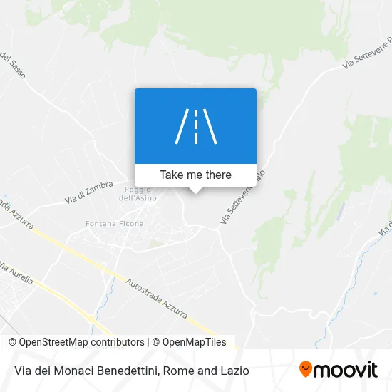 Via dei Monaci Benedettini map