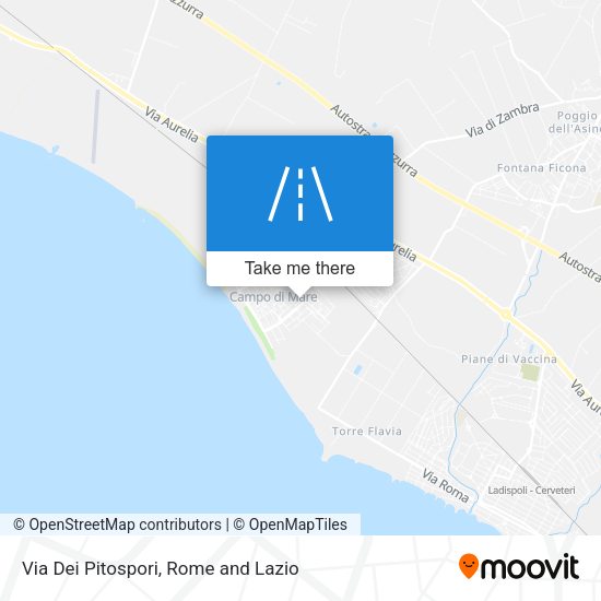 Via Dei Pitospori map