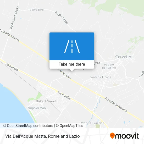 Dell'Acqua Matta Street map