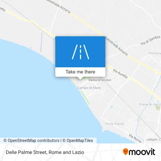 Delle Palme Street map