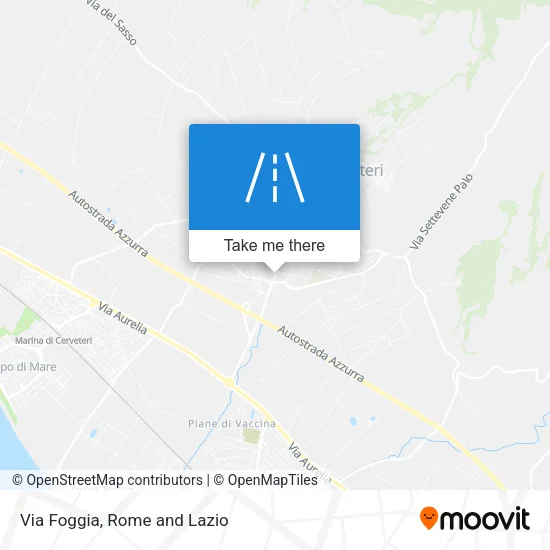 Via Foggia map
