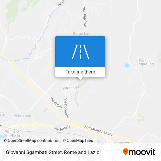 Giovanni Sgambati Street map