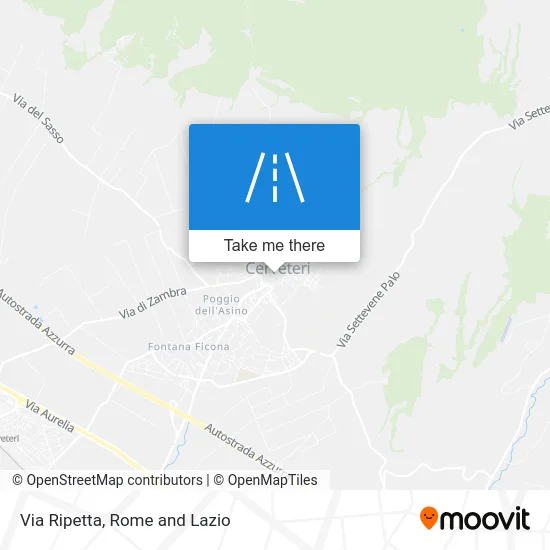 Via Ripetta map
