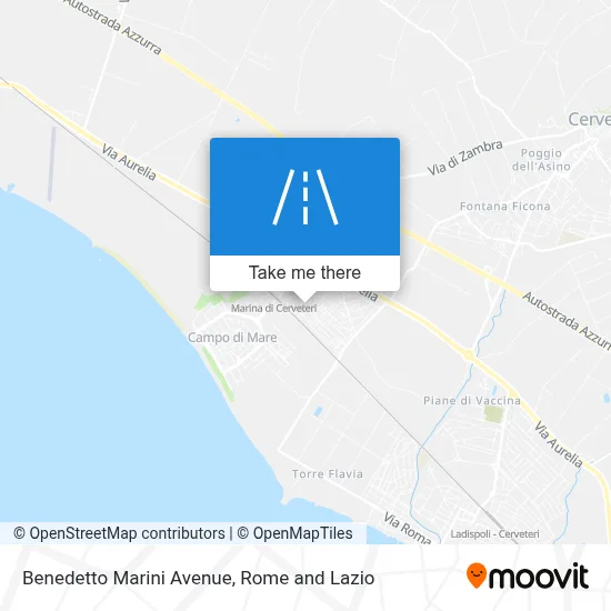 Benedetto Marini Avenue map