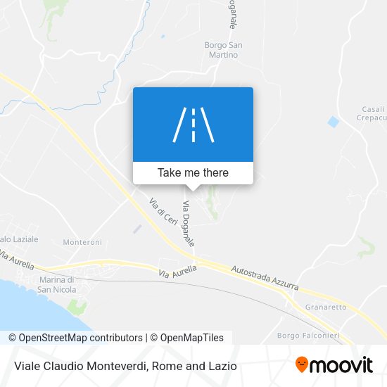 Viale Claudio Monteverdi map
