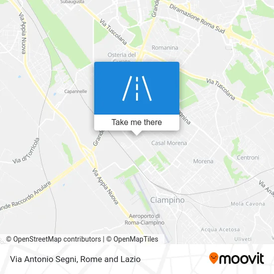 Antonio Segni Street map