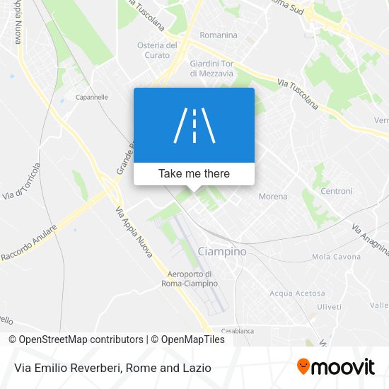 Via Emilio Reverberi map