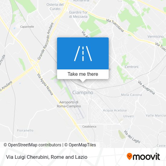 Via Luigi Cherubini map