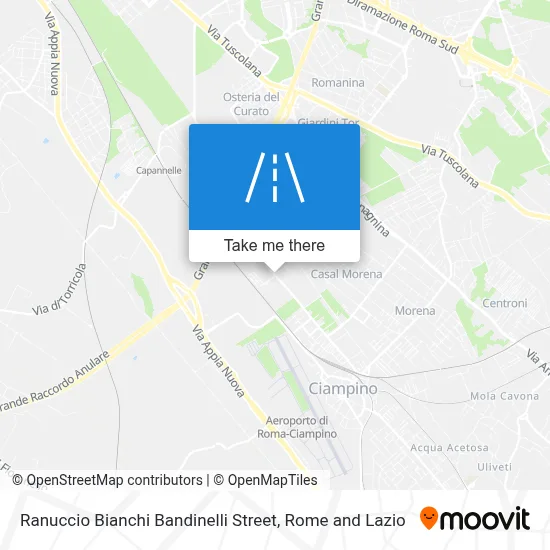 Ranuccio Bianchi Bandinelli Street map