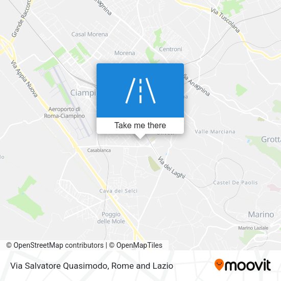 Via Salvatore Quasimodo map
