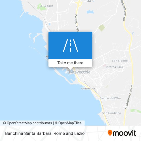 Banchina Santa Barbara map