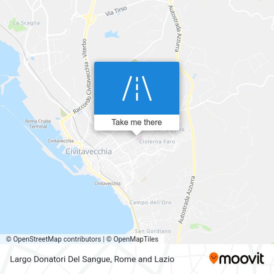 Largo Donatori Del Sangue map