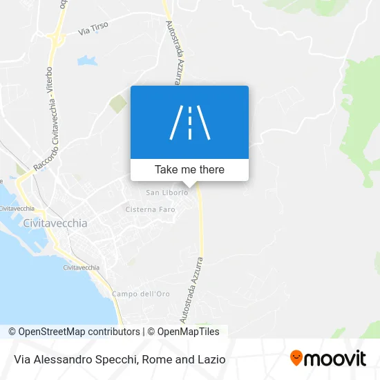 Alessandro Specchi Street map