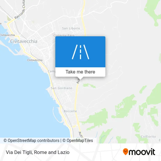 Via Dei Tigli Street map