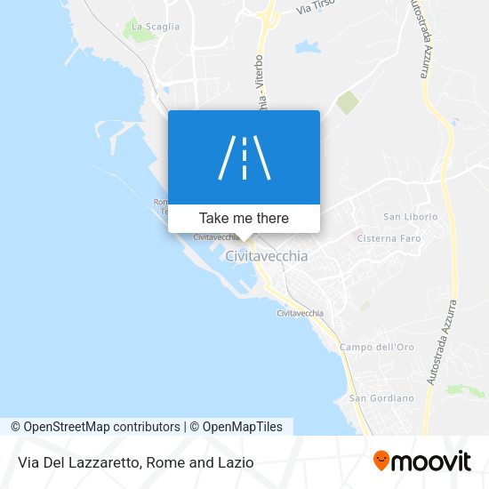 Via Del Lazzaretto map