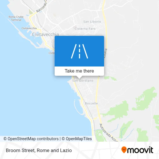 Broom Street map