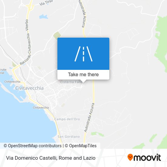 Via Domenico Castelli map