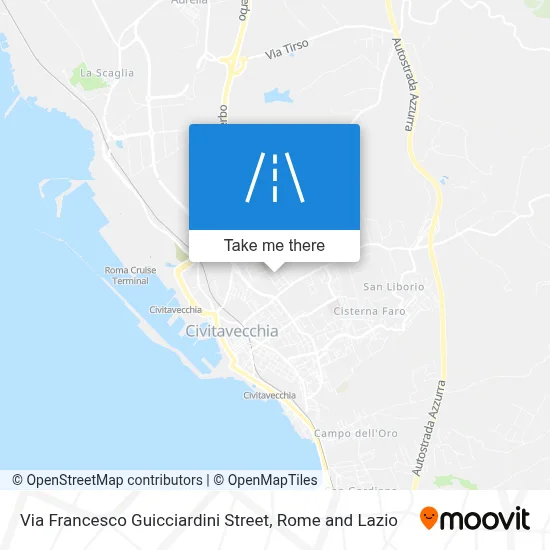 Via Francesco Guicciardini Street map