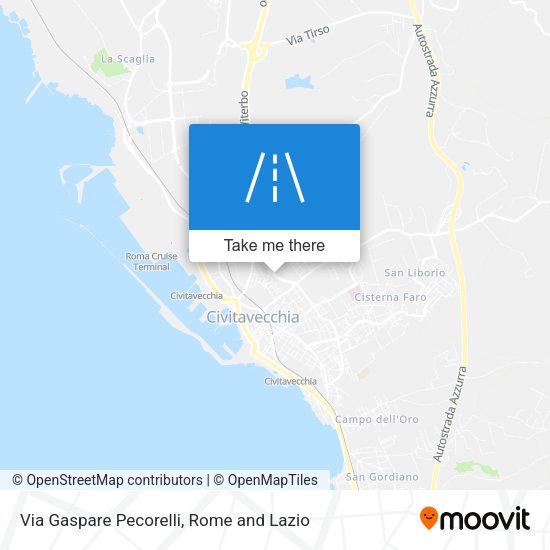 Via Gaspare Pecorelli map