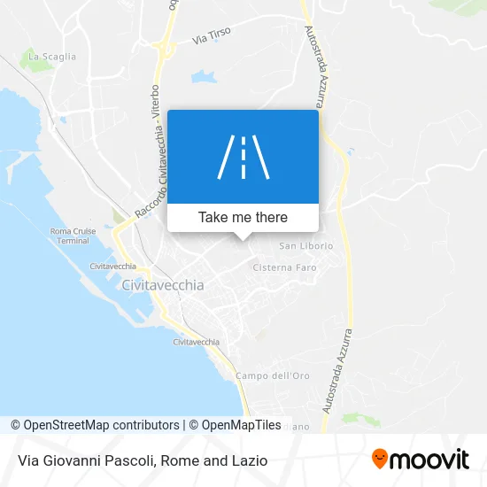 Via Giovanni Pascoli map