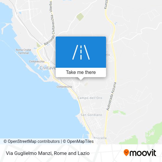 Via Guglielmo Manzi map