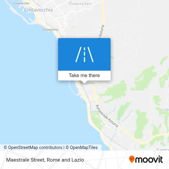 Maestrale Street map