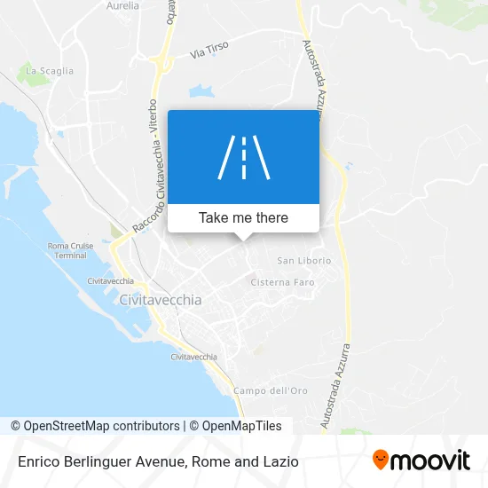 Enrico Berlinguer Avenue map