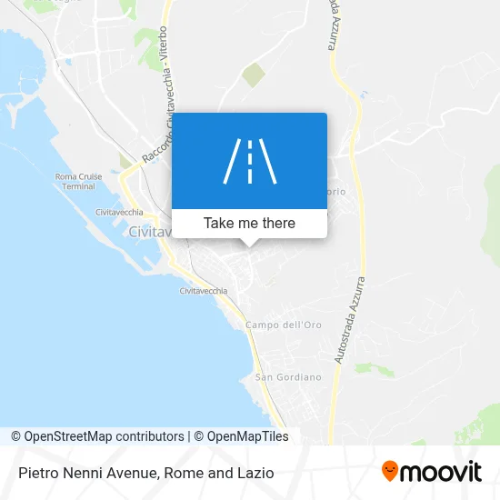 Pietro Nenni Avenue map