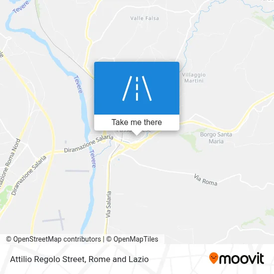Attilio Regolo Street map