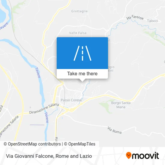 Giovanni Falcone Street map